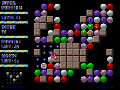 Screenshot of Brain Block's Super Patterns